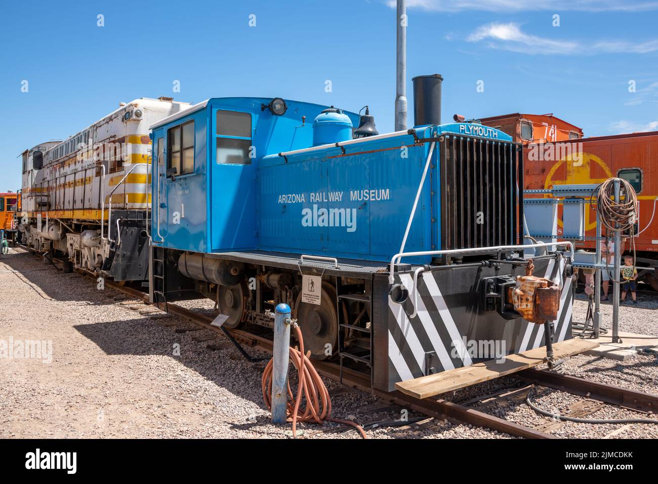 Arizona Railway Museum - Utility Locomotive Stock Photo - Alamy