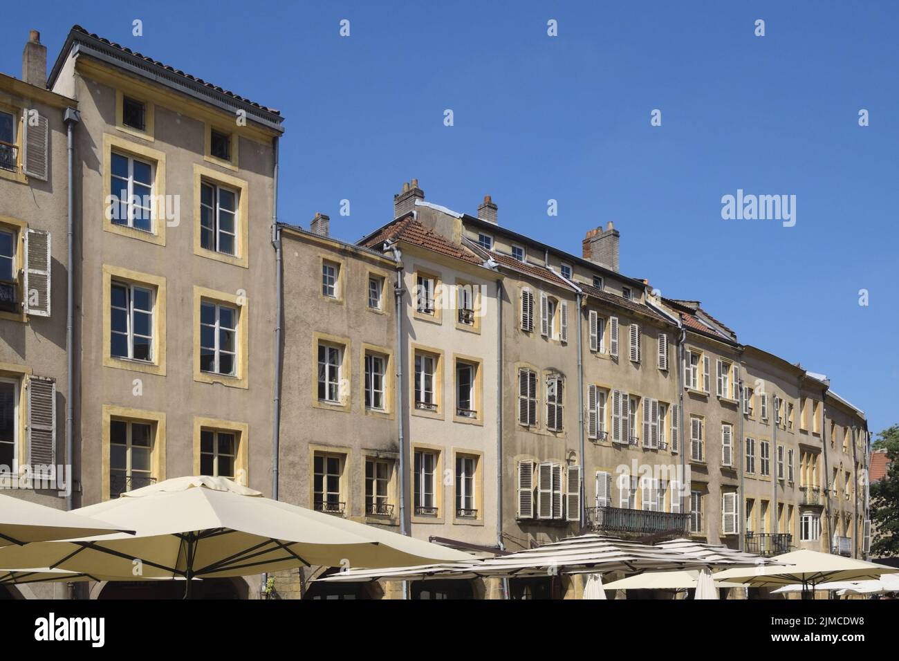 Metz - Houses on Place Saint-Louis, France Stock Photo