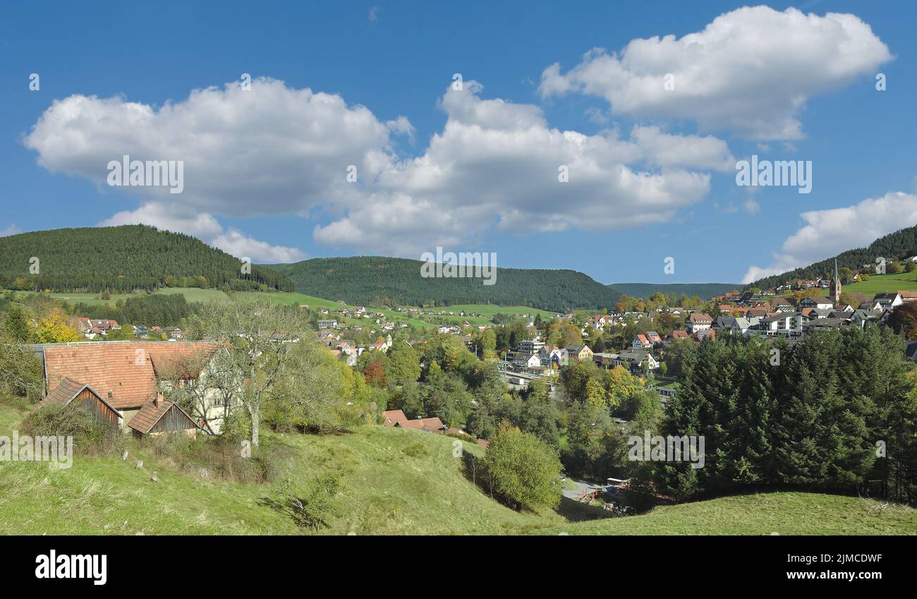 Baiersbronn in Black Forest,Germany Stock Photo