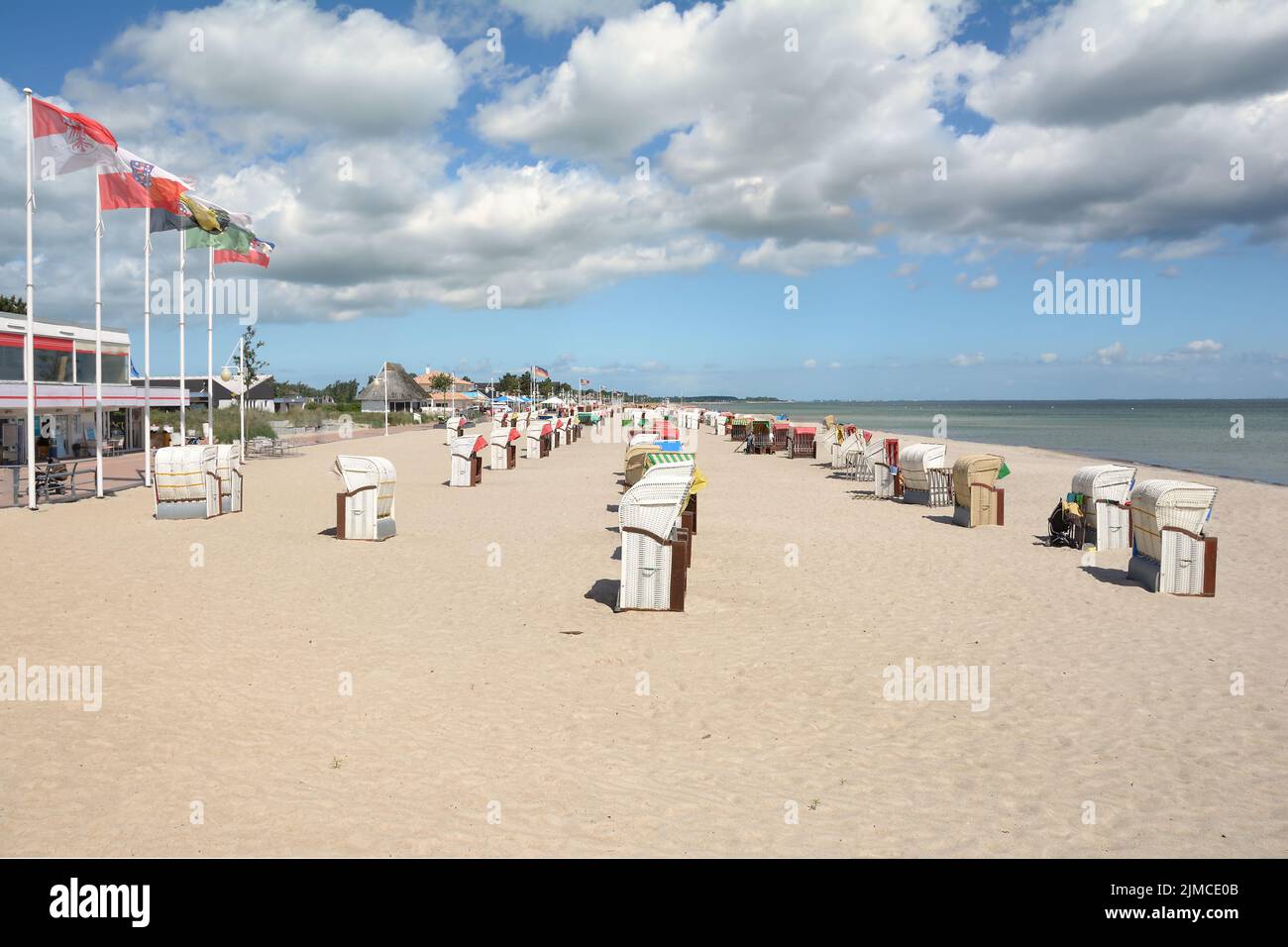 Seaside Resort of Dahme,baltic Sea,Schleswig-Holstein,Germany Stock Photo