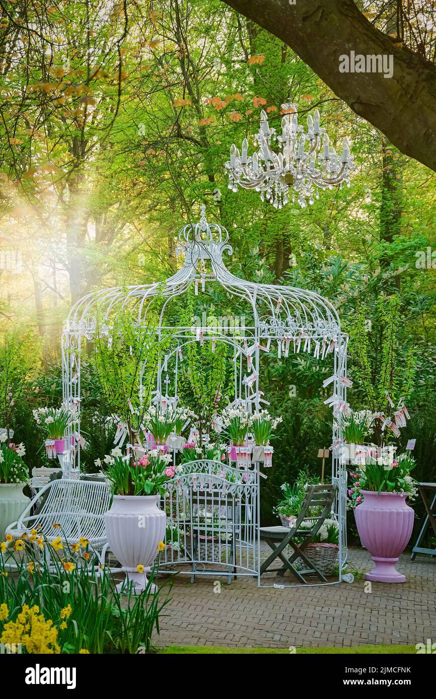 Gazebo in the park Stock Photo Alamy