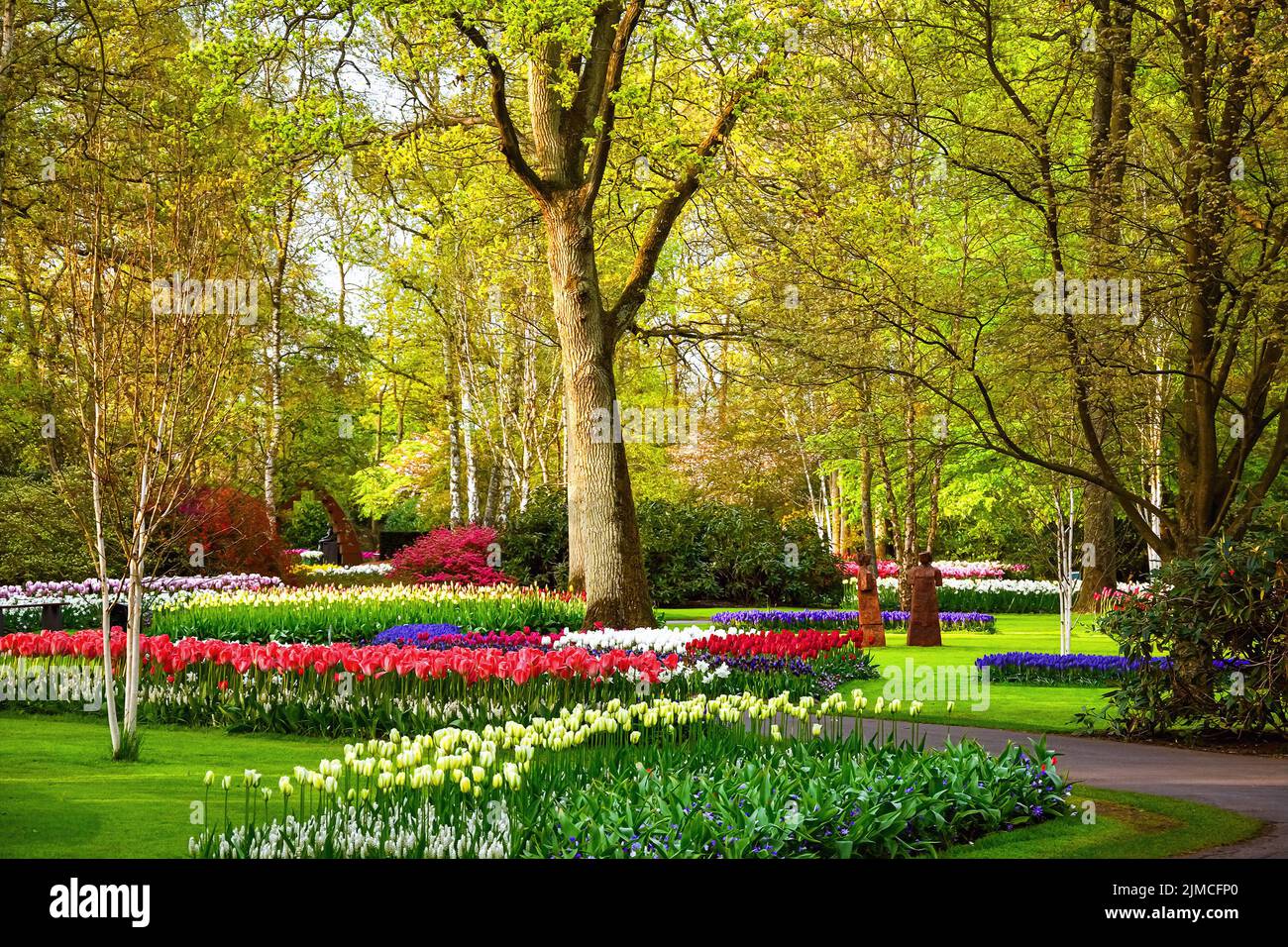 Spring in the park Stock Photo