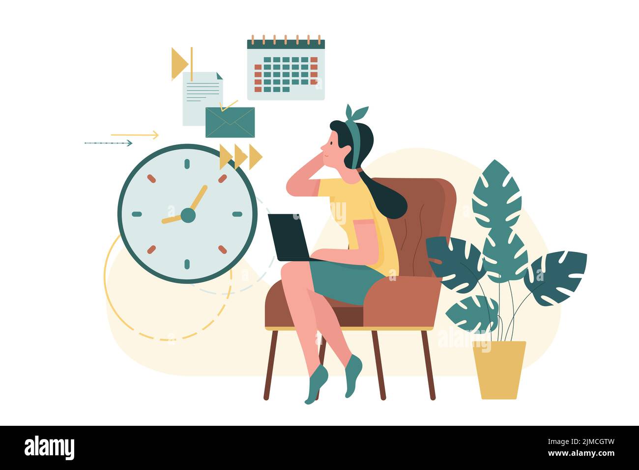 Effective time management and planning life time and home work for