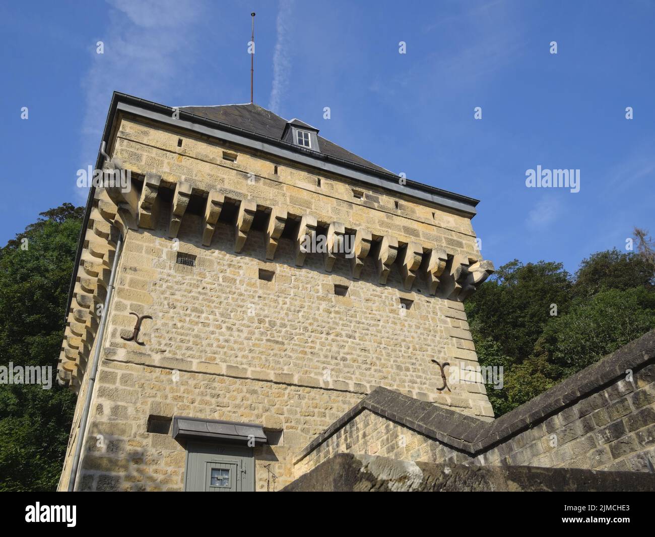 Luxembourg City - Eich Gate, Eecher Paart, Luxembourg Stock Photo