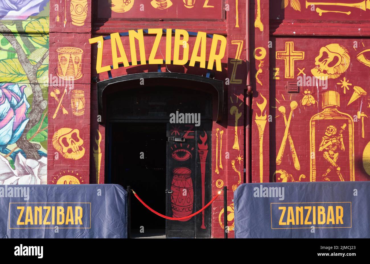 Zanzibar live music club and bar in Liverpool Stock Photo