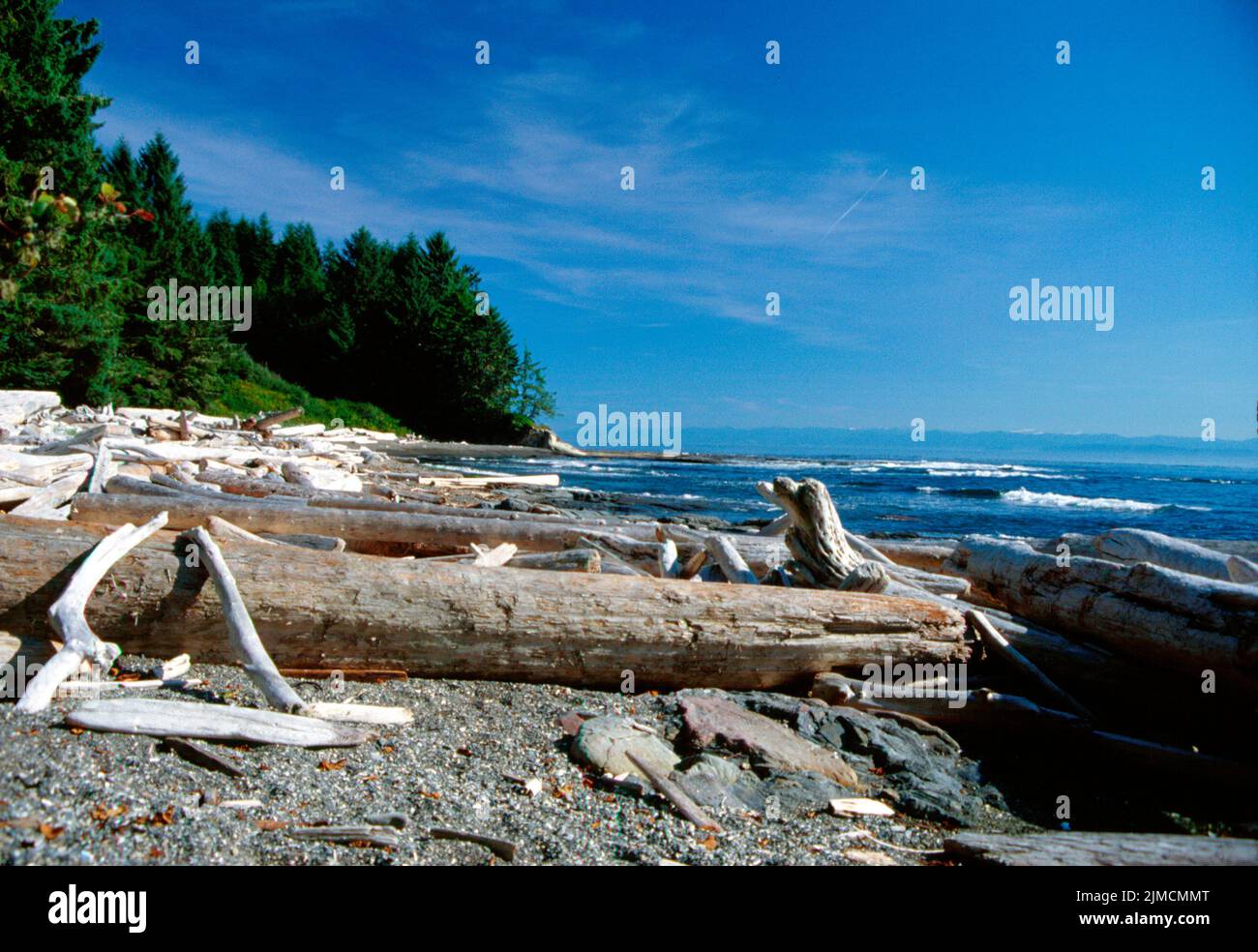 Sea, Ocean, Pacific, West Coast, Vancouver Island, Canada Stock Photo