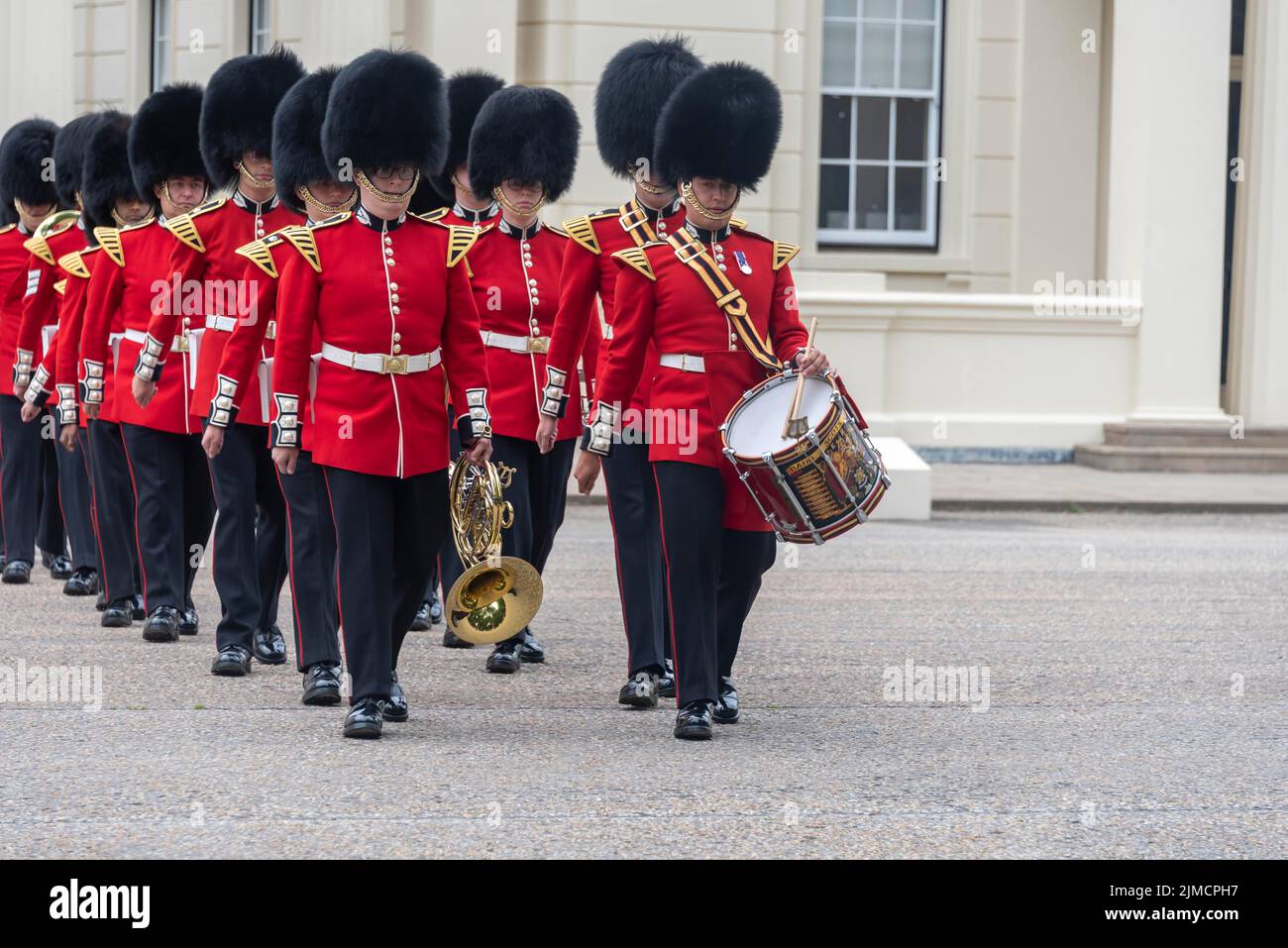 Royal Guard with Musical Instruments, Wellington Barracks, London