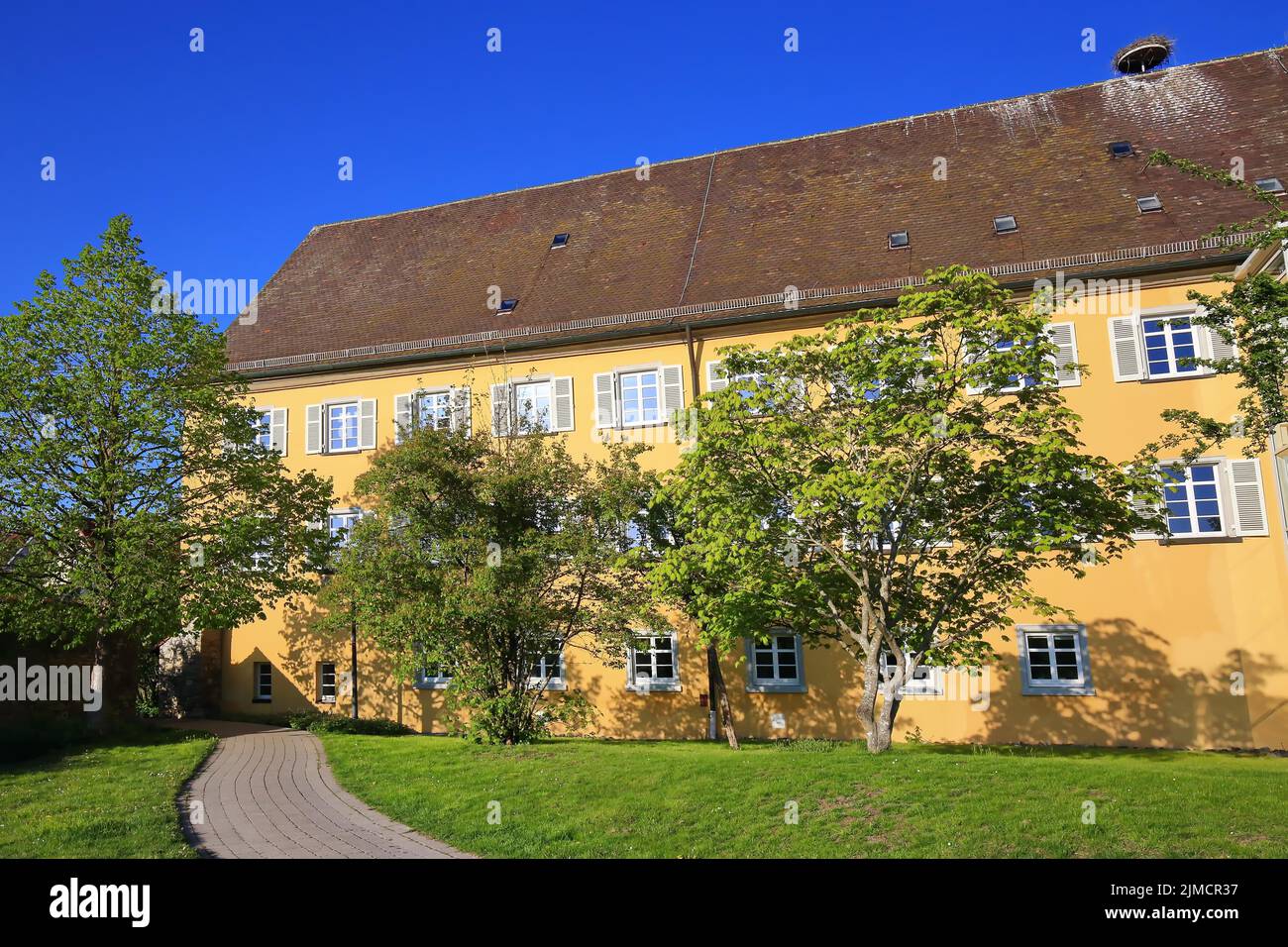Bad Saulgau town hall. Sigmaringen, Tuebingen, Baden-Wuerttemberg, Germany Stock Photo