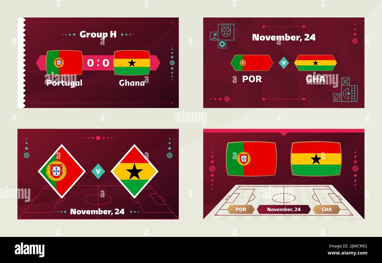 Portugal vs Ghana, Football 2022, Group H. World Football Competition