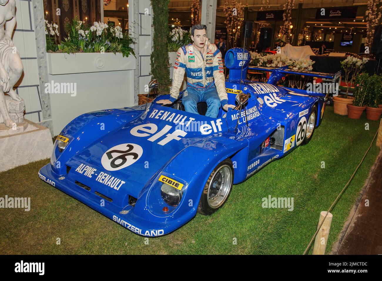 Historic classic racing car Alpine Renault A 441-3 Overall victory