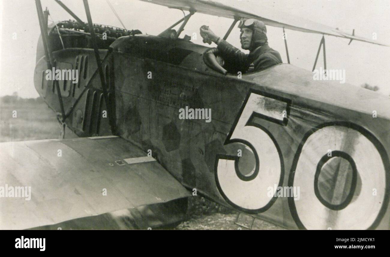 William George Baker, who was a Canadian fighter pilot and was awarded the Vicoria Cross for his bravery during a dogfight over the Wetern Front Stock Photo