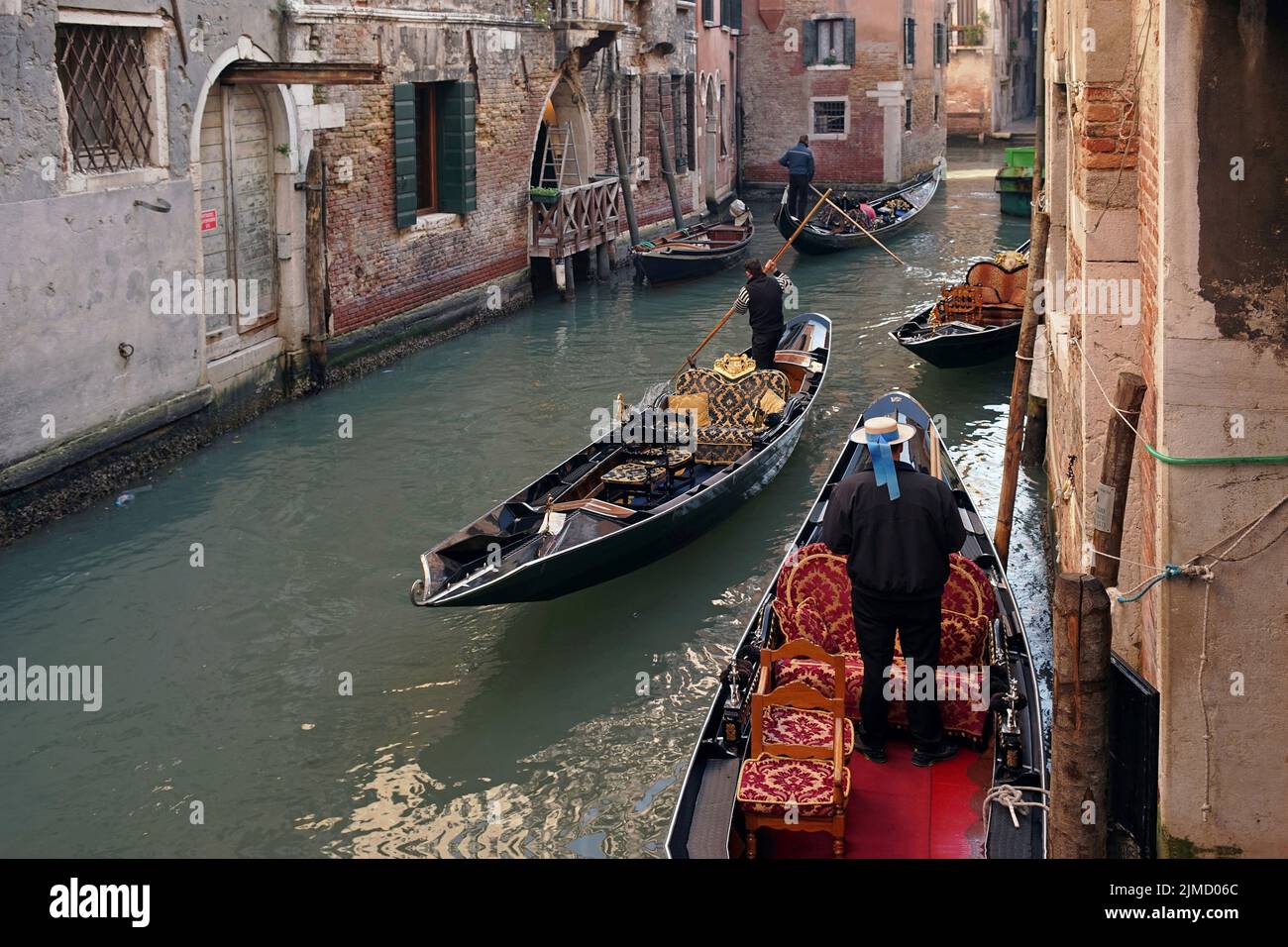 Venice, the gondolas Stock Photo