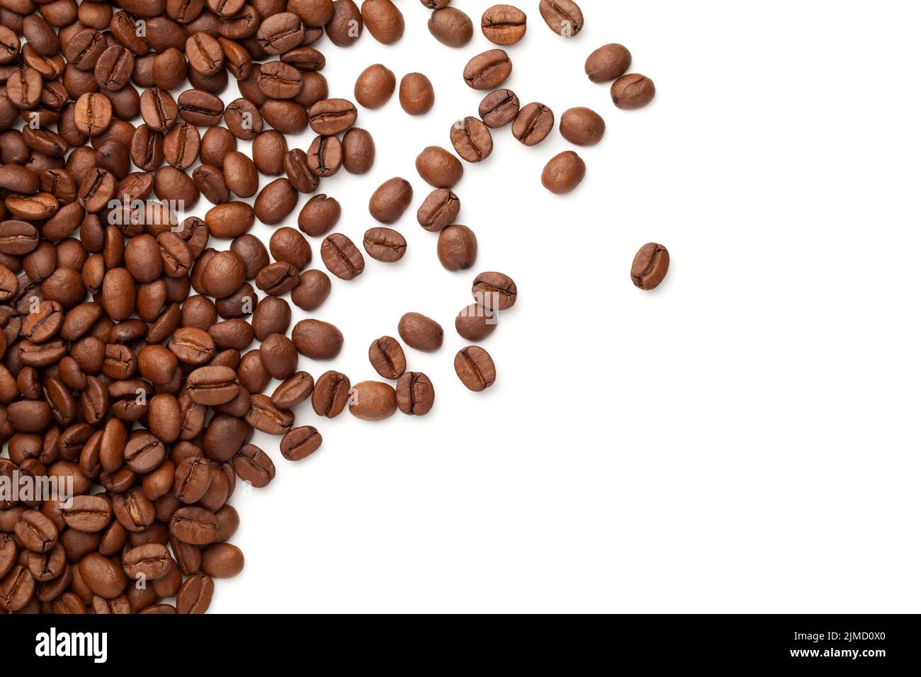 Coffee Beans Isolated On White Background Stock Photo - Alamy