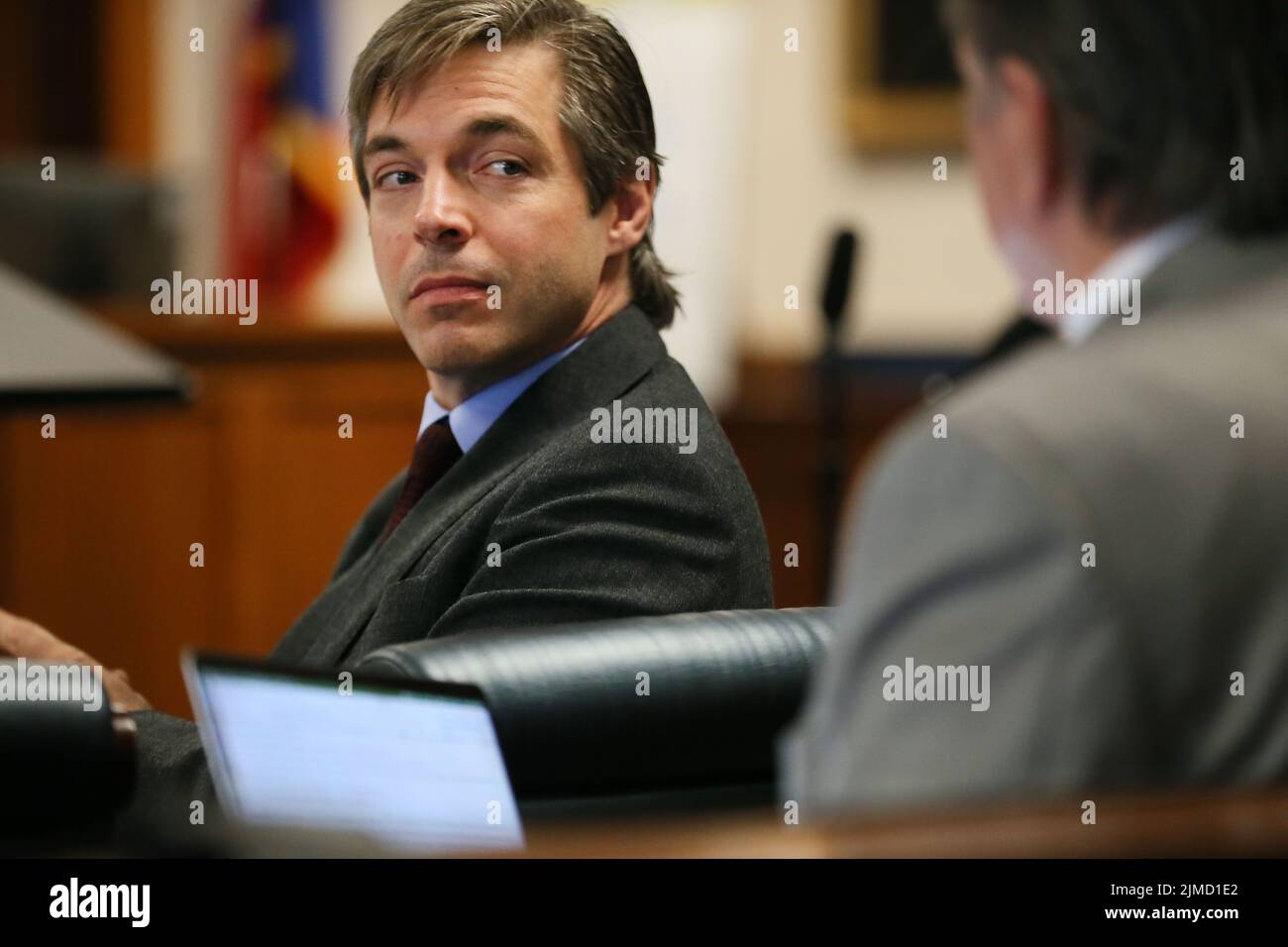 Austin, Texas, USA. 5th Aug, 2022. ANDINO REYNAL, lawyer for Alex Jones