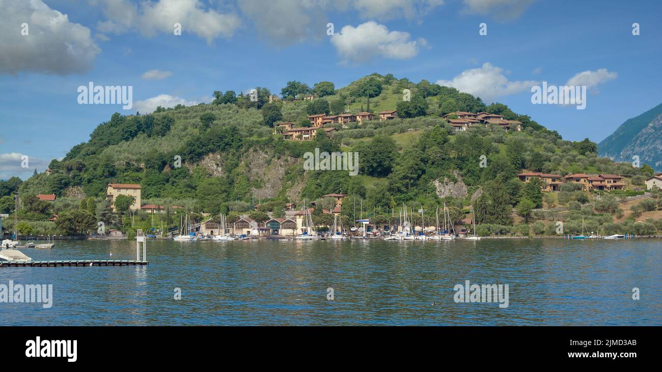 Lake Iseo,Lombardy,Italy Stock Photo