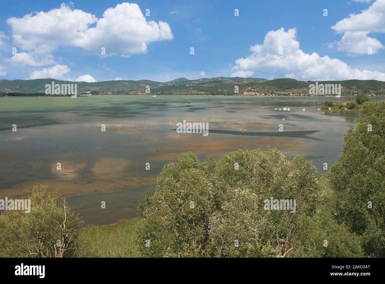 Lake Trasimeno,Umbria,Italy Stock Photo
