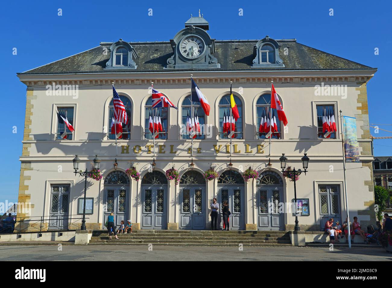 Town Hall, Honfleur / France Stock Photo Alamy