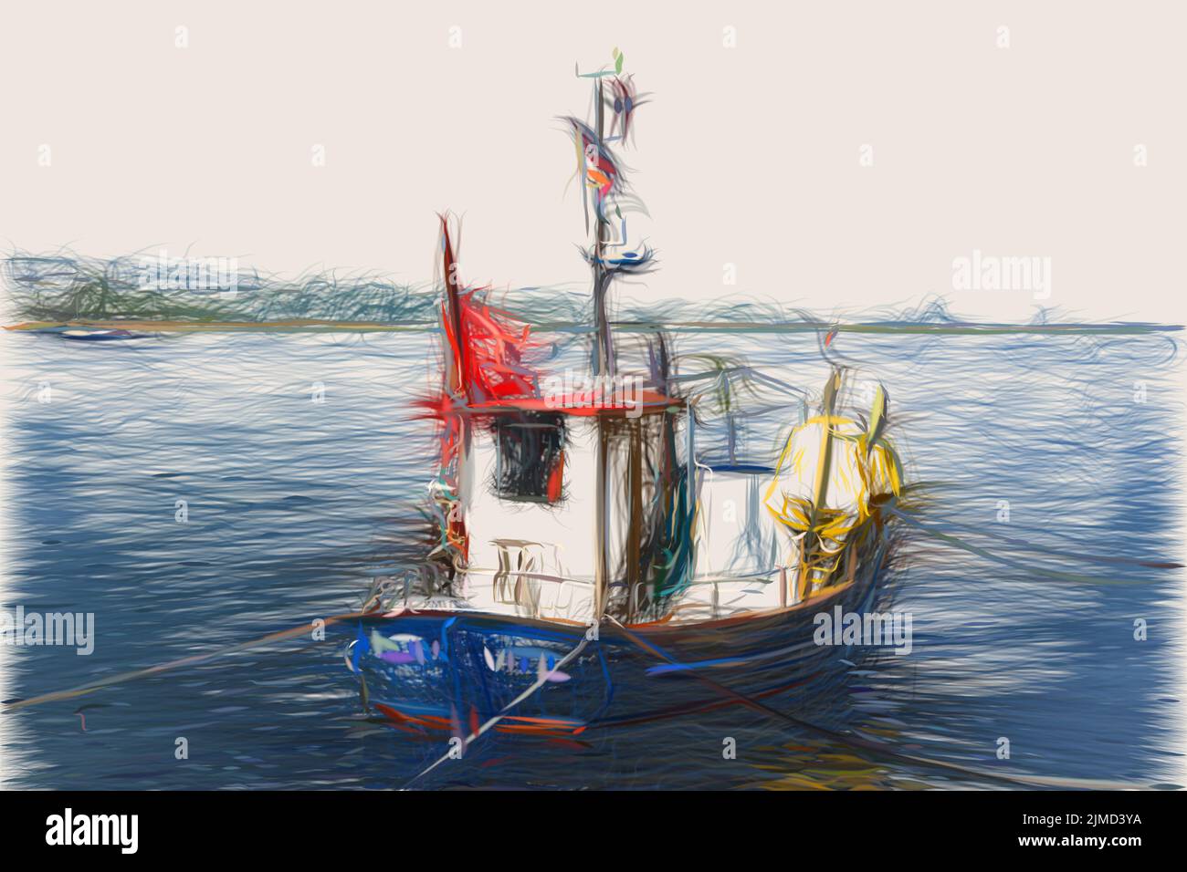 Small Fishing Boat Stock Photo - Alamy