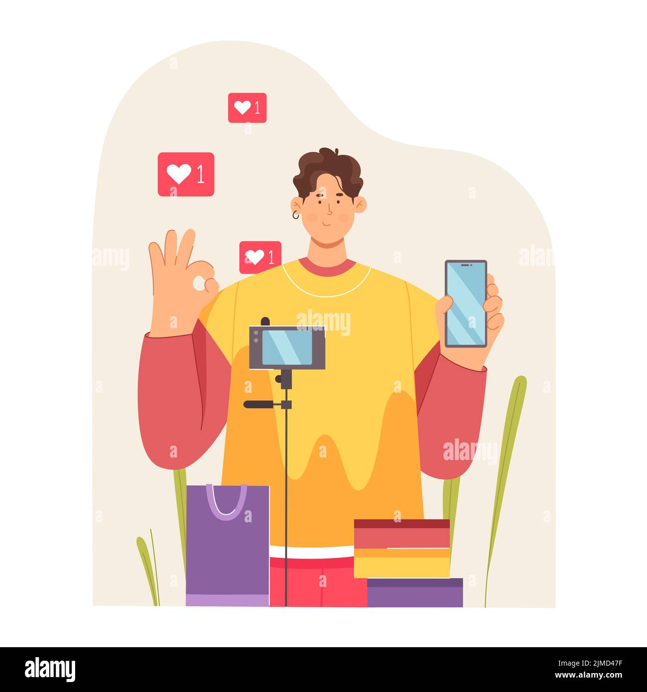 Unboxing record Stock Vector Images - Alamy