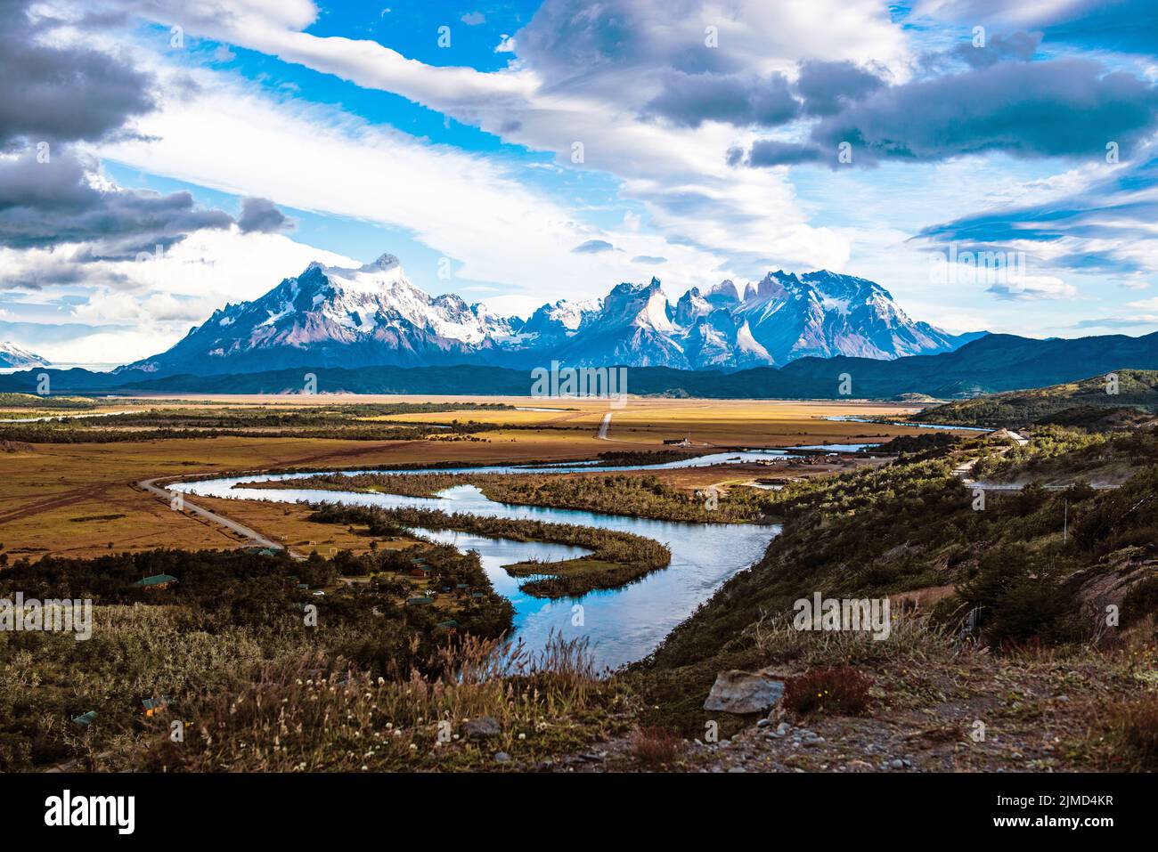 Torres del Paine, National Park, Patagonia, Chile Stock Photo
