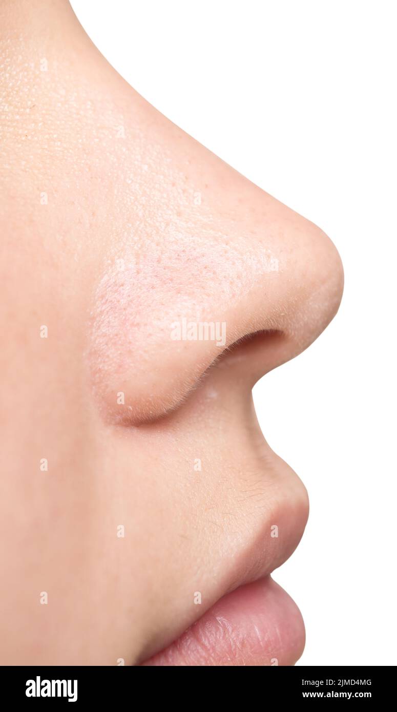 Face on white Stock Photo Alamy