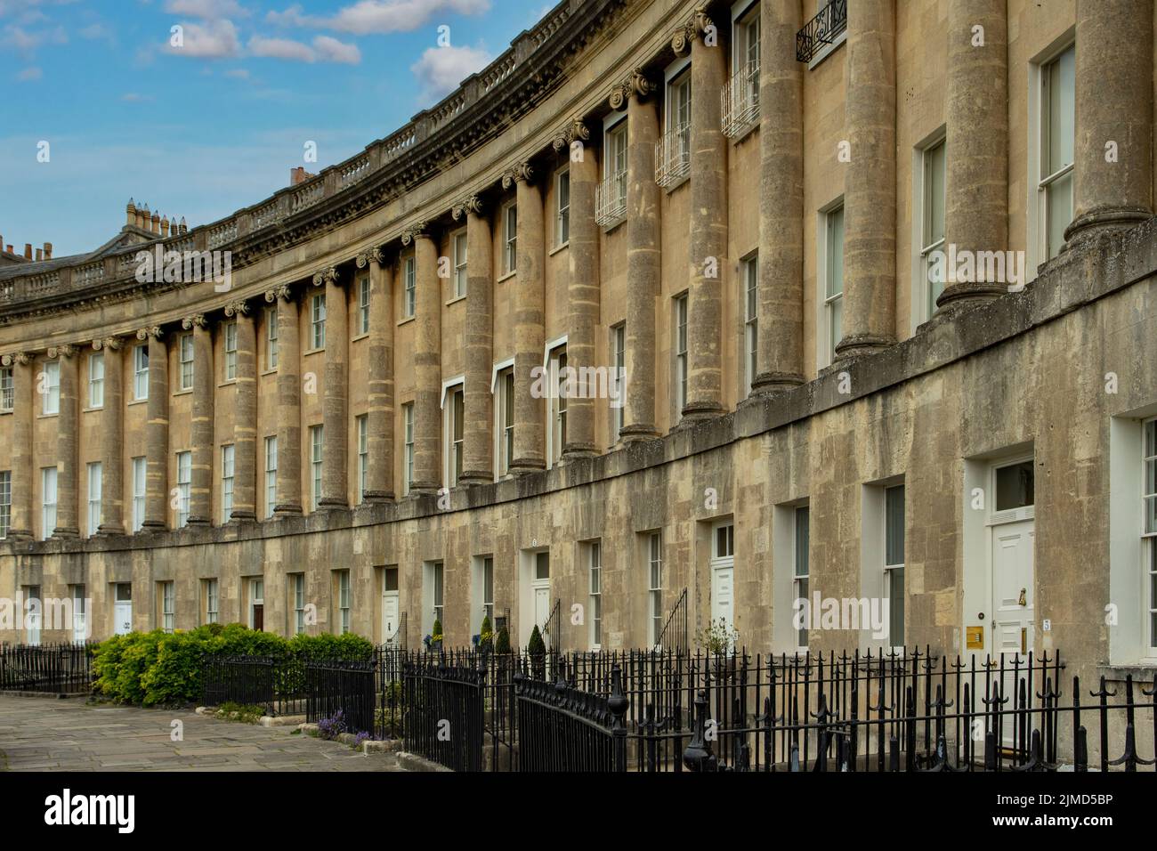 The Royal Crescent, Bath, Somerset, England Stock Photo