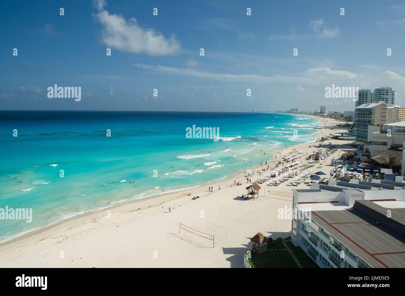 Cancun beach, Mexico, caribe. Stock Photo