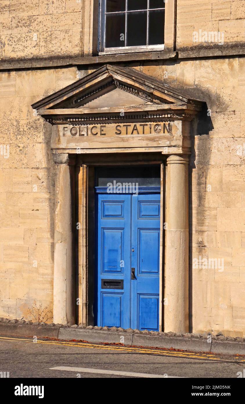 Willow House - A gentleman's residence, converted to a police station, in Gloucester Street, Stroud, Gloucestershire, Cotswolds, England, UK, GL5 1QG Stock Photo