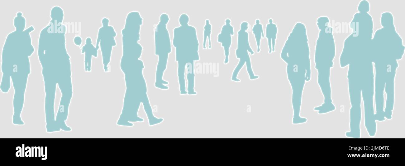 People, man, woman, children, parents, silhouette, background Stock ...