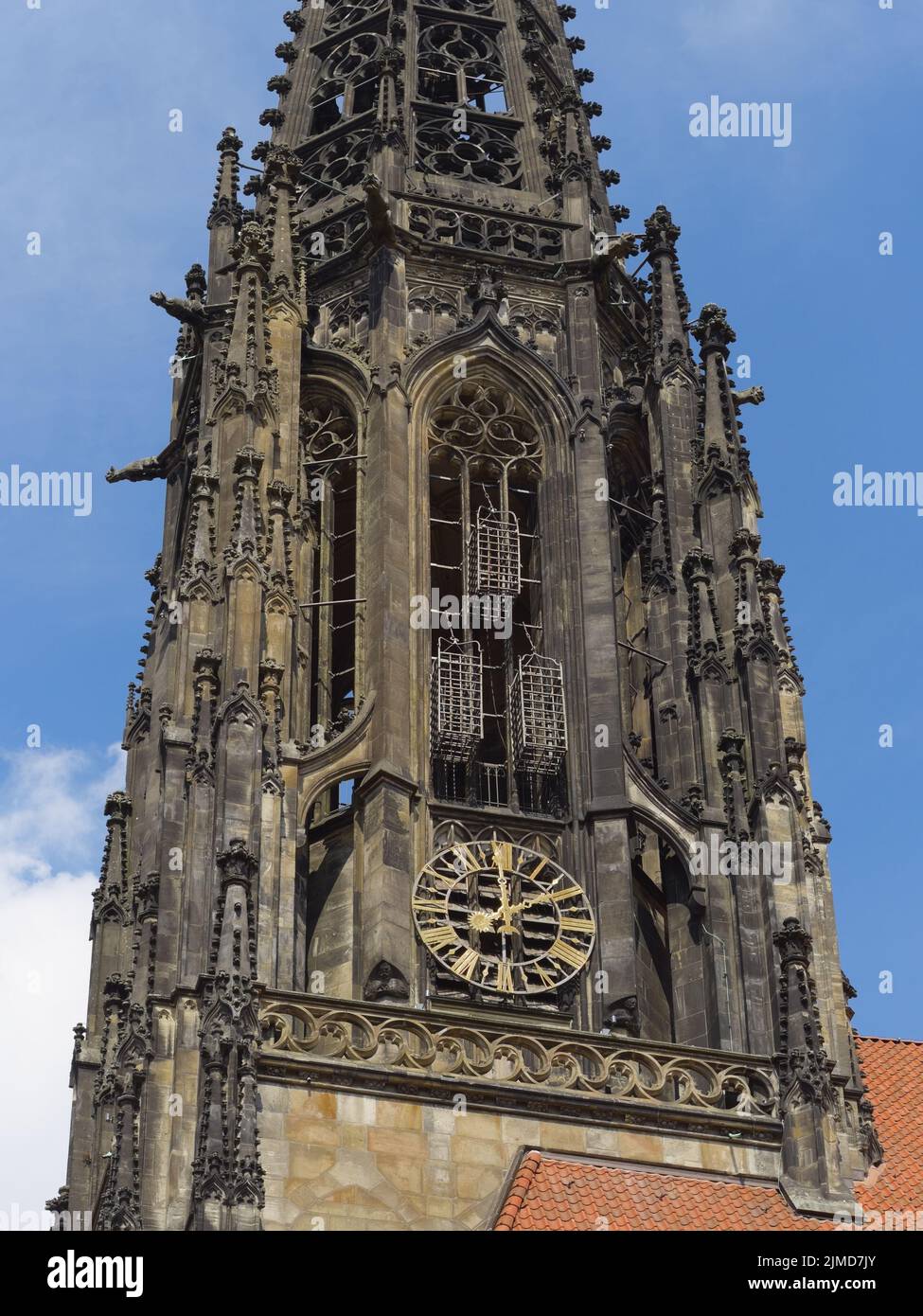 MÃ¼nster - St Lambert's Church (St. Lamberti-Kirche), Germany Stock Photo