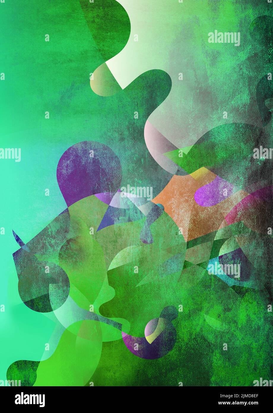 Abstract, art, painting, abstract background, texture, shapes Stock Photo