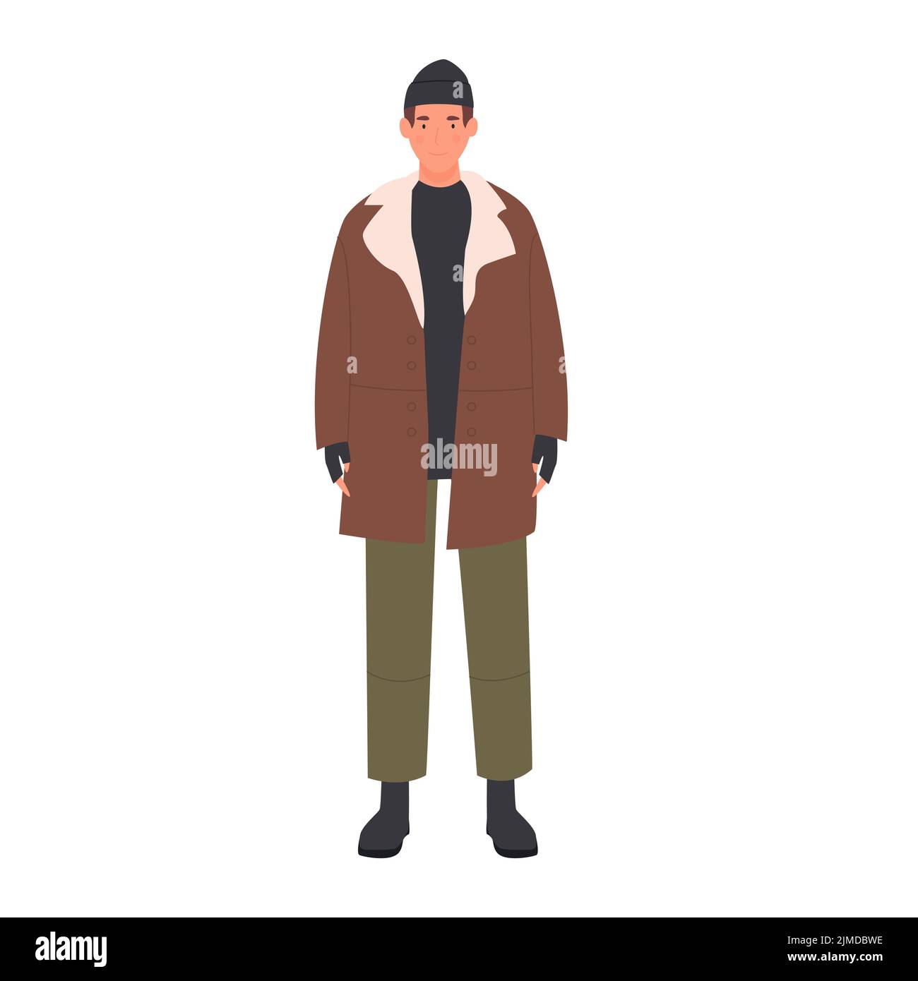 25,486 Man Isolated Clothing Winter Stock Vectors and Vector Art