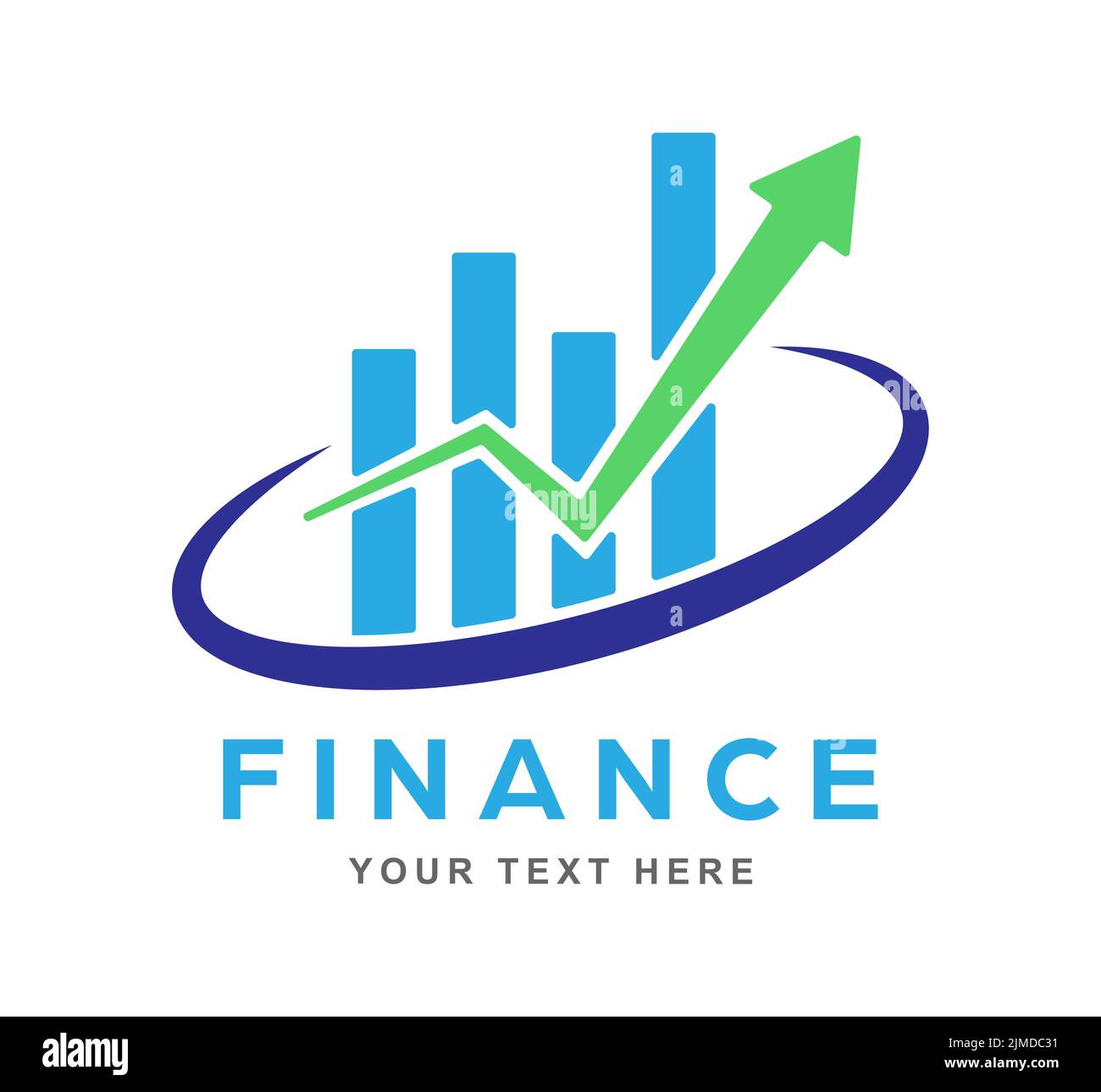 Chart. Abstract financial chart for a logo, logo, sticker or brand ...