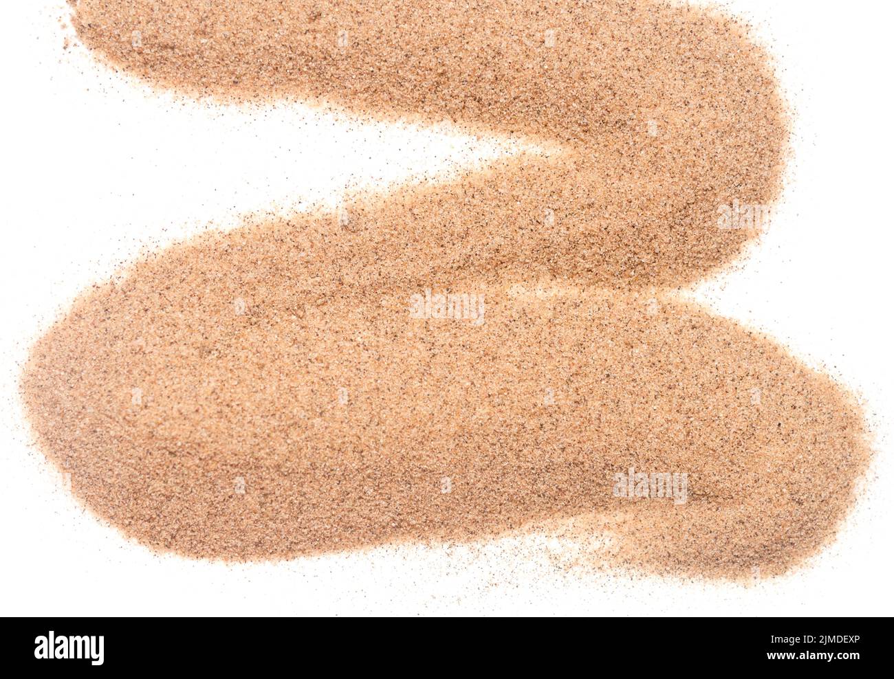 Sand on white Stock Photo