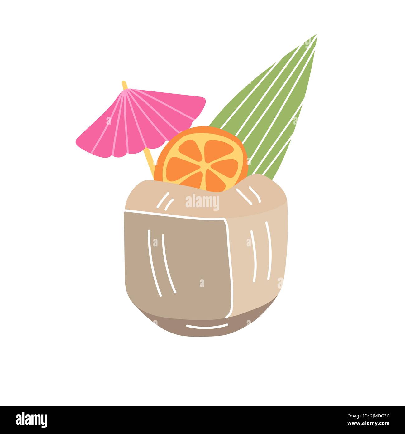Tiki drink icon hires stock photography and images Alamy