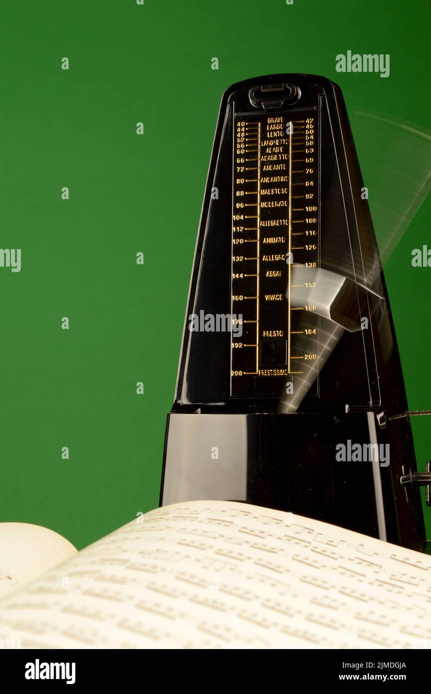 Making Music Metronome Stock Photo Alamy