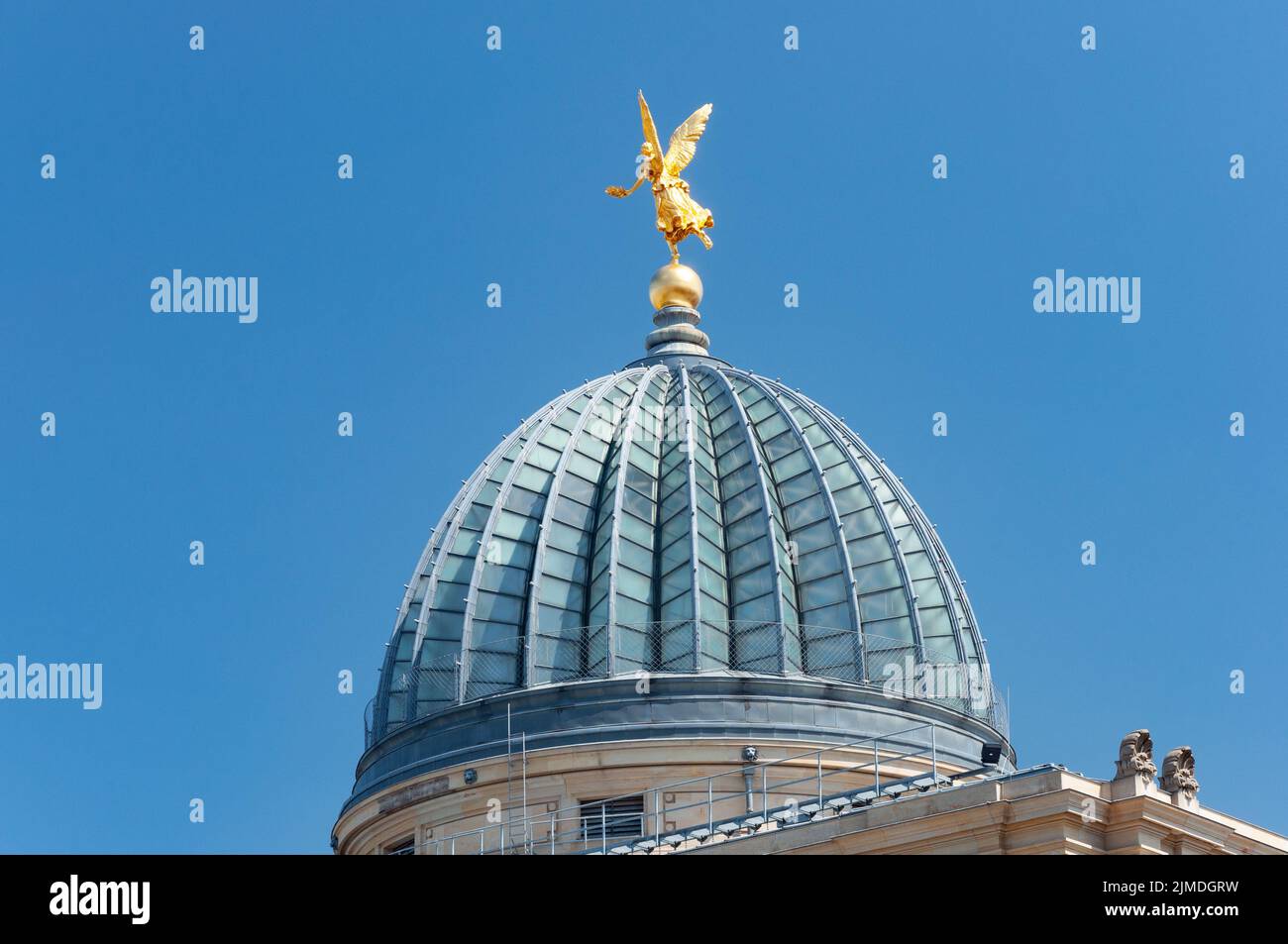 Dresden Academy of Fine Arts, glass dome Stock Photo