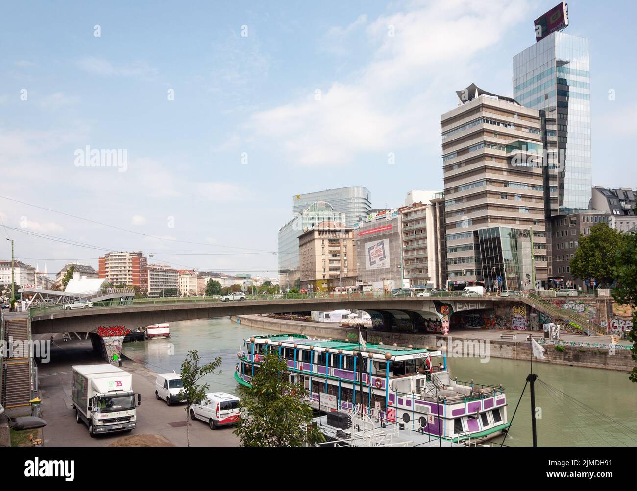 Vienna Canal Rides High bridge vienna hi-res stock photography and images - Alamy
