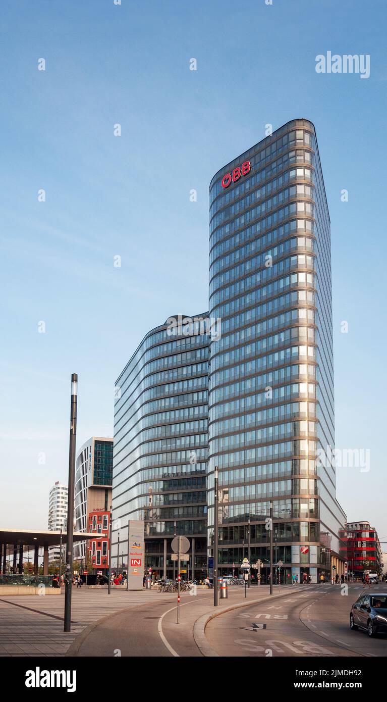 Modern High-rise Buildings In Vienna Stock Photo - Alamy