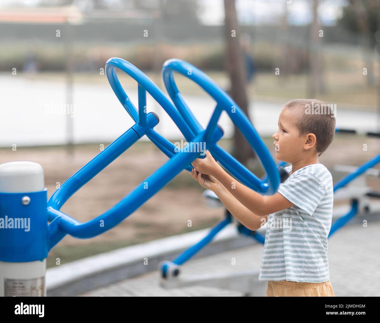 Outdoor portrait of a little boy Stock Photo - Alamy