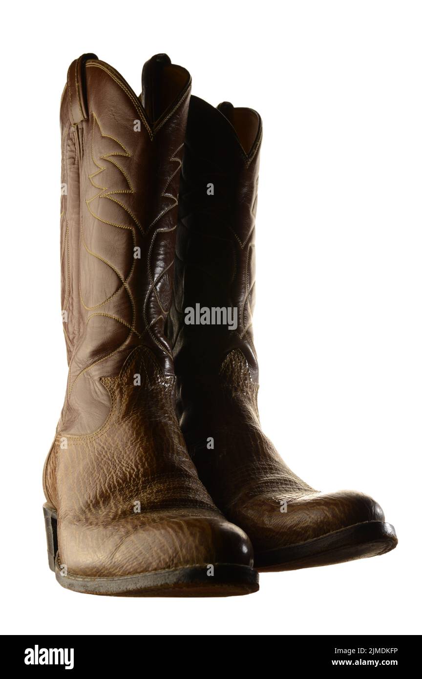 Pair Of Cowboy Boots Stock Photo Alamy