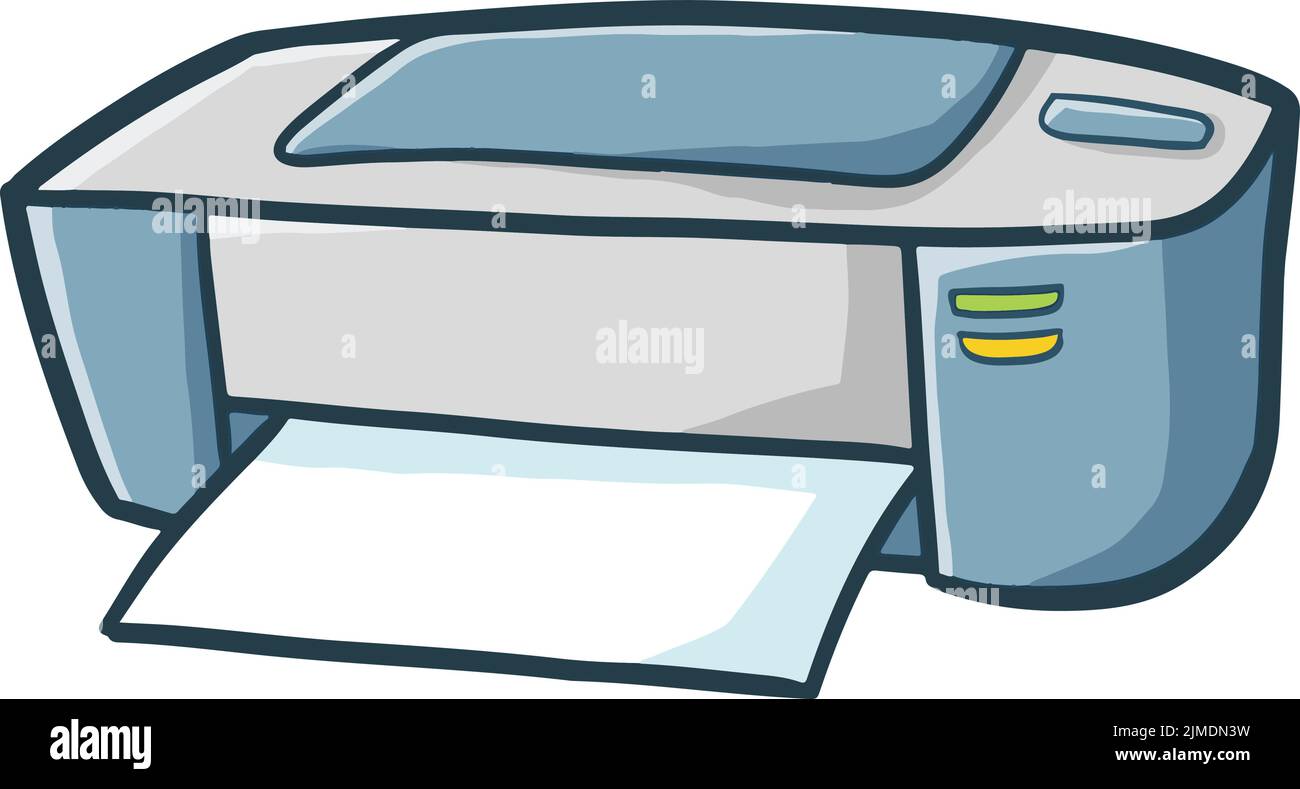 Computer Printer Drawing