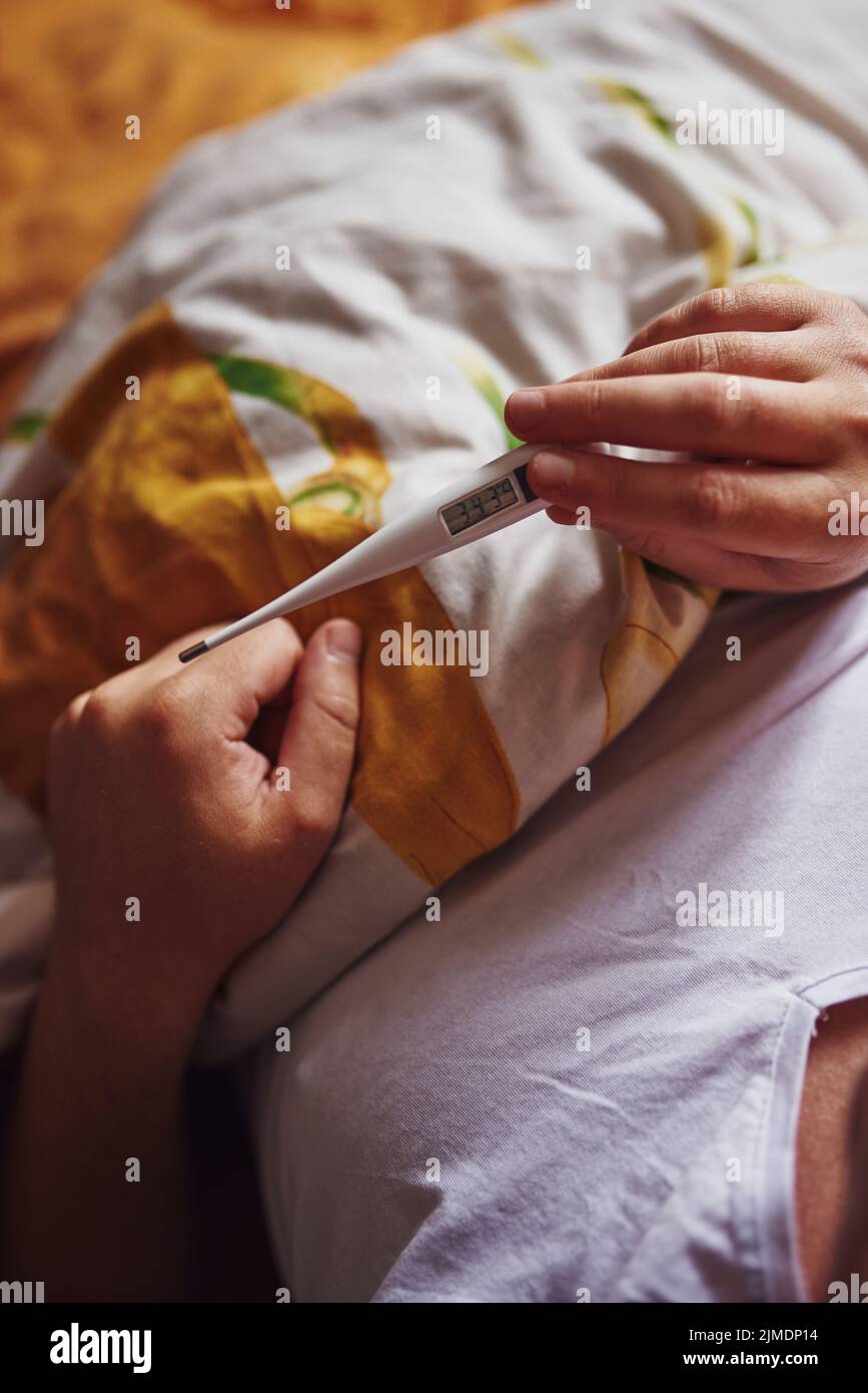 The young guy caught a cold. House call. Examination by a doctor