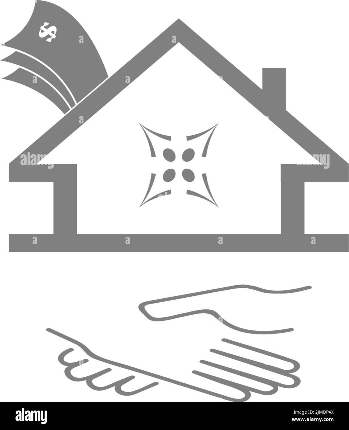 financial center logo design vector illustration icon Stock Vector ...