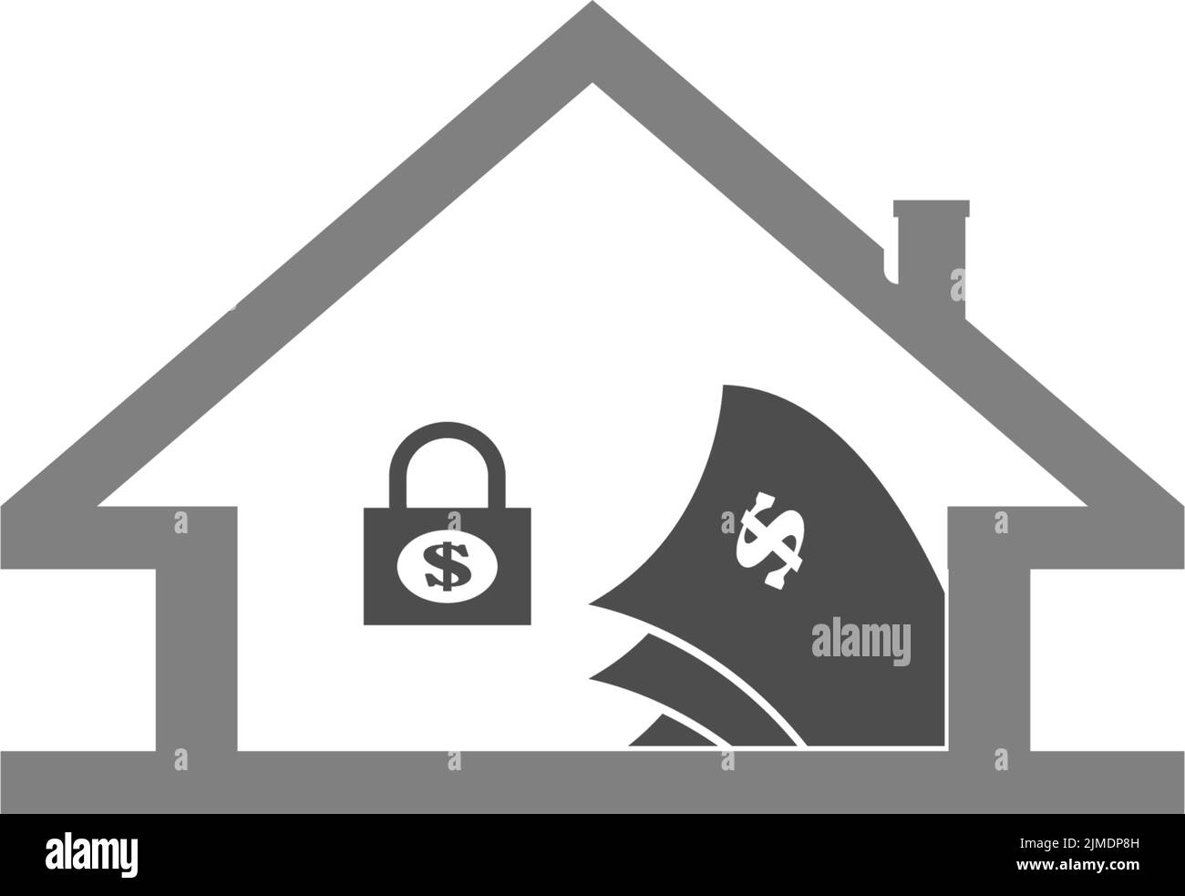 financial center logo design vector illustration icon Stock Vector ...