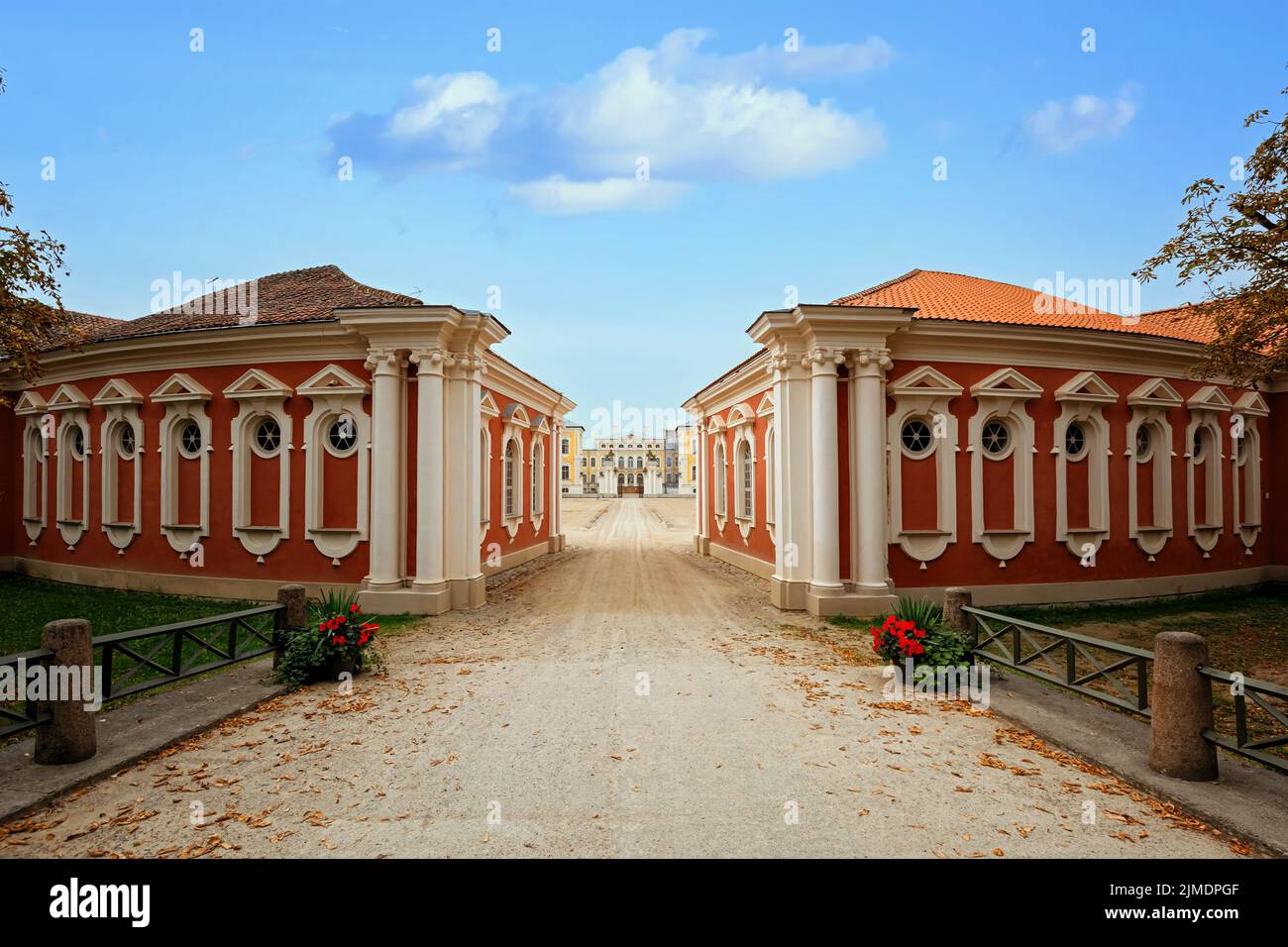 Old Palace in Latvia Stock Photo