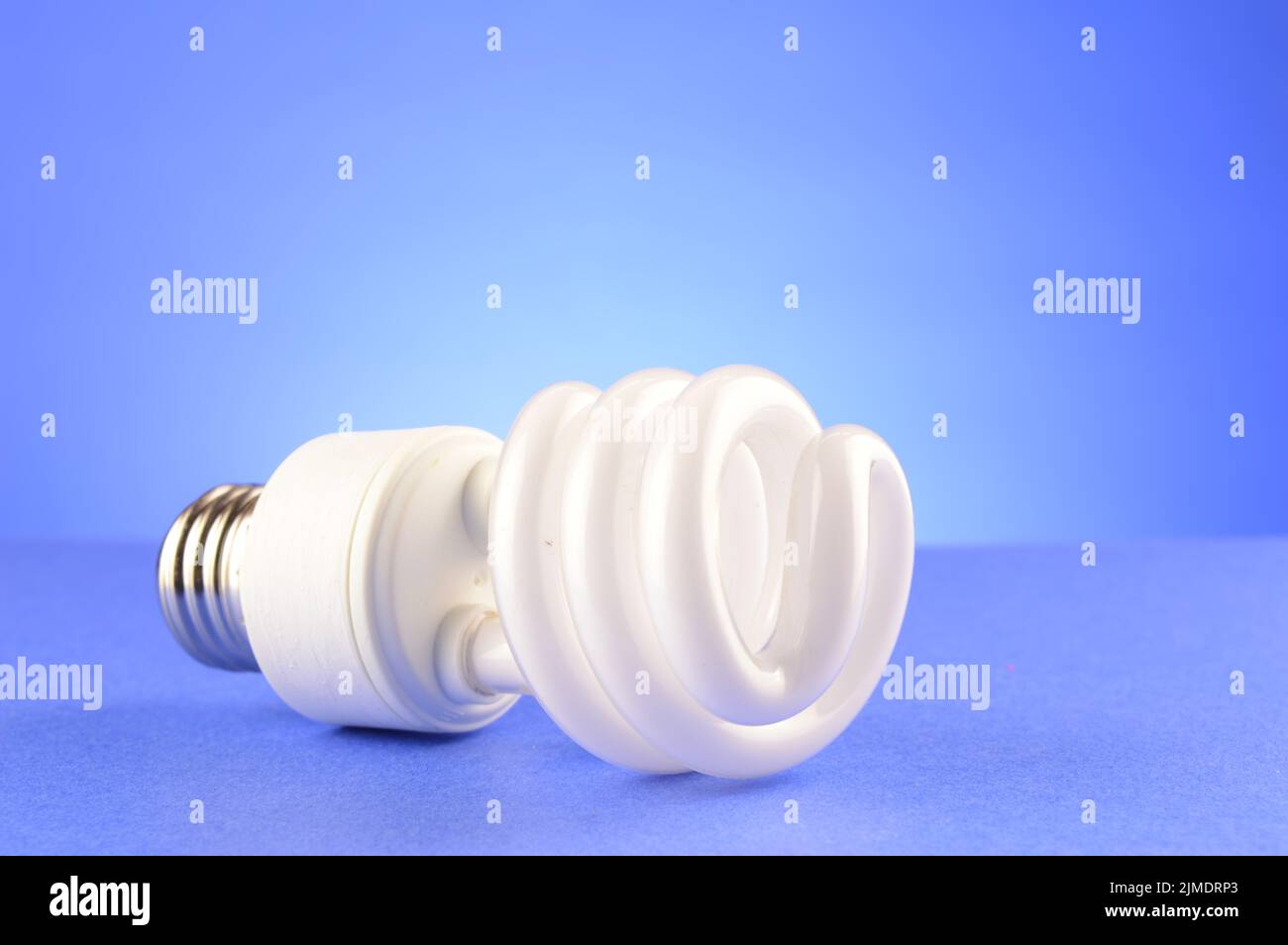 CFL Compact Fluorescent Lightbulb Stock Photo