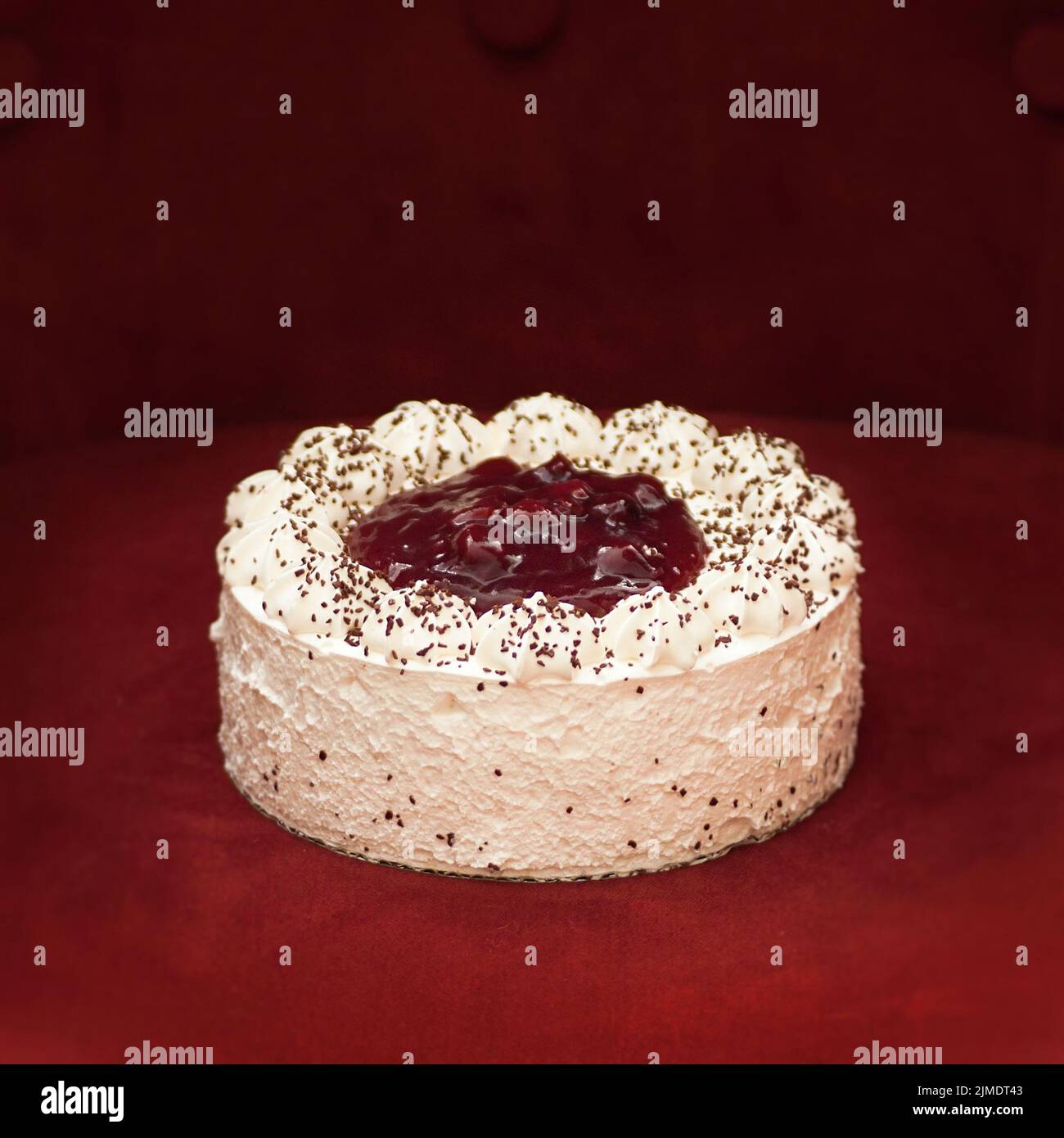 Sponge cake in a souffle Stock Photo Alamy