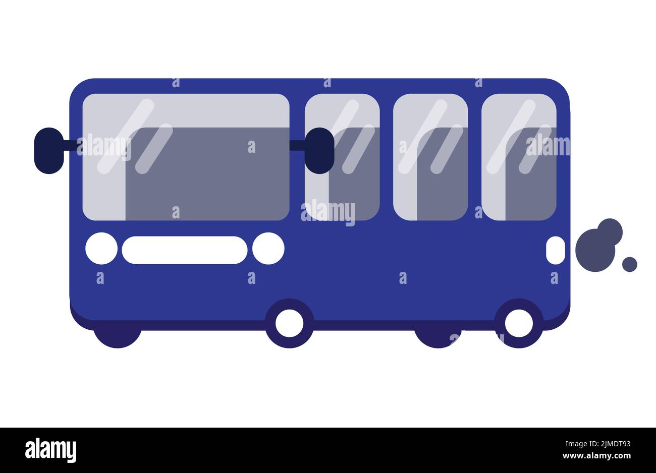 A blue bus Stock Vector Images Alamy