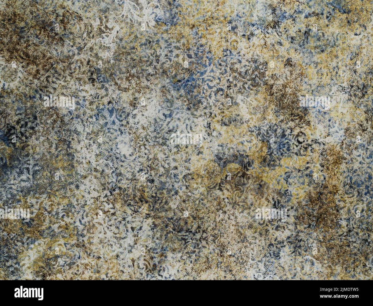Damask Seamless Ethnic Pattern Texture Background Stock Photo